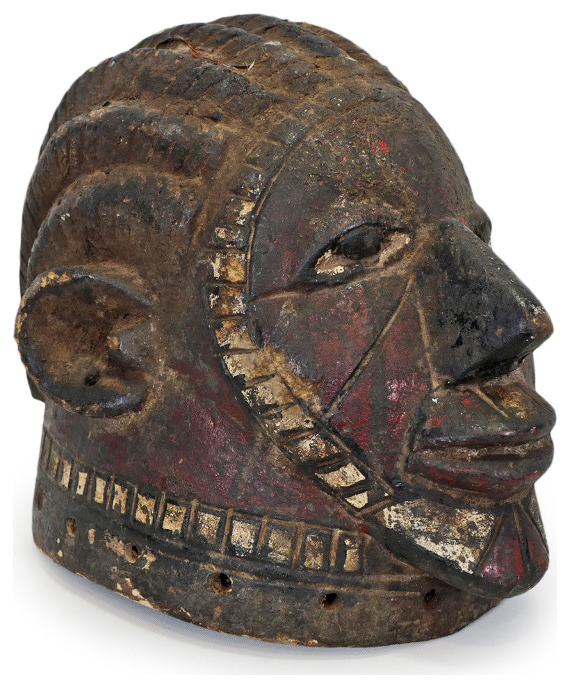 Consigned Yoruba Gelde Helmet Mask