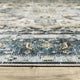 Celestia Machine Washable Medallion Indoor Area Rug, Blue, 7'6"x10'