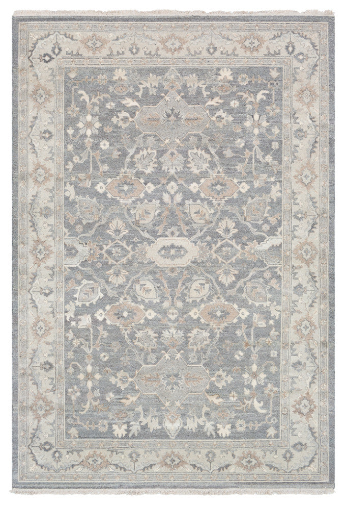 Surya Soumek SMK-102 Traditional Area Rug, Taupe, 9' x 12' Rectangle