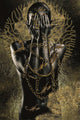 Chained Woman Photographic Artwork | Andrew Martin Golden Desire, 47" X 71"