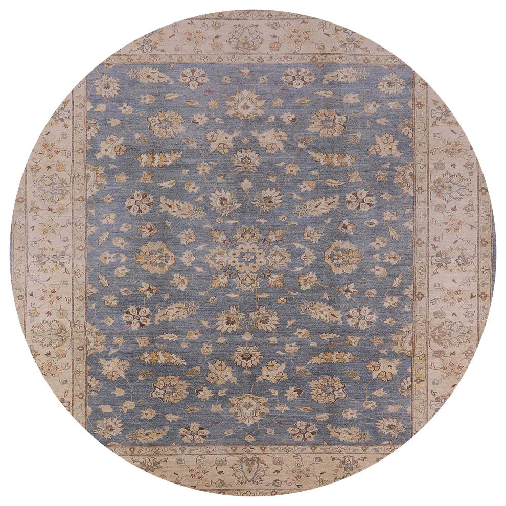 Ahgly Company Indoor Round Mid-Century Modern Area Rugs, 7' Round