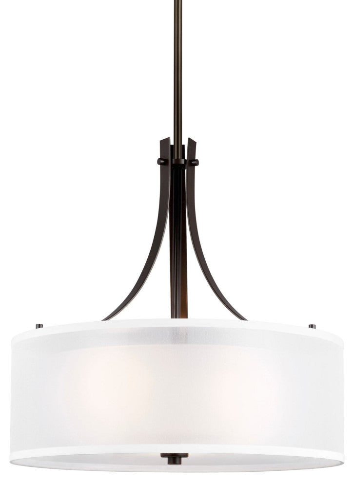 Generation Lighting 6537303EN3 Elmwood Park 3 Light 19"W LED - Bronze