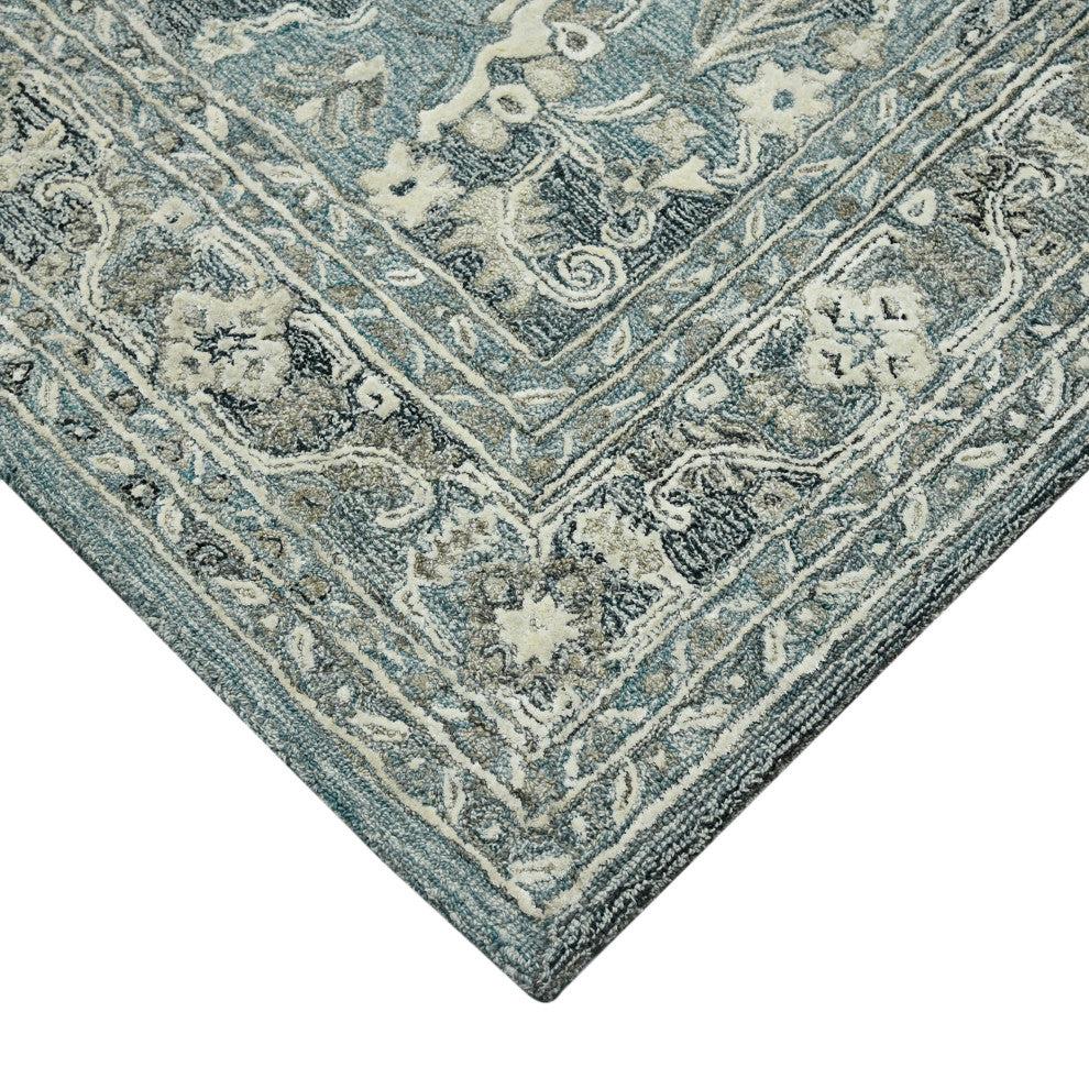 Vestige Jericha Area Rug, Blue, 5' x 7'6", Oriental
