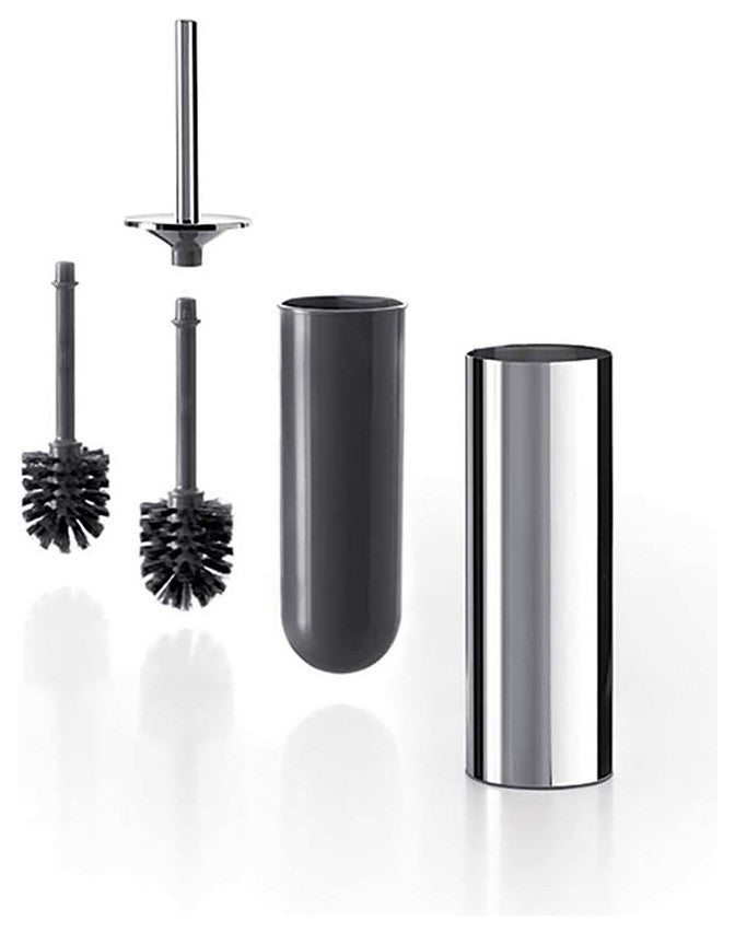 Gealuna AV014B Toilet Brush Holder, Polished Chrome