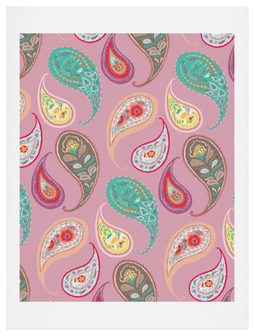 Deny Designs Pimlada Phuapradit Pastel Paisleys Art Print