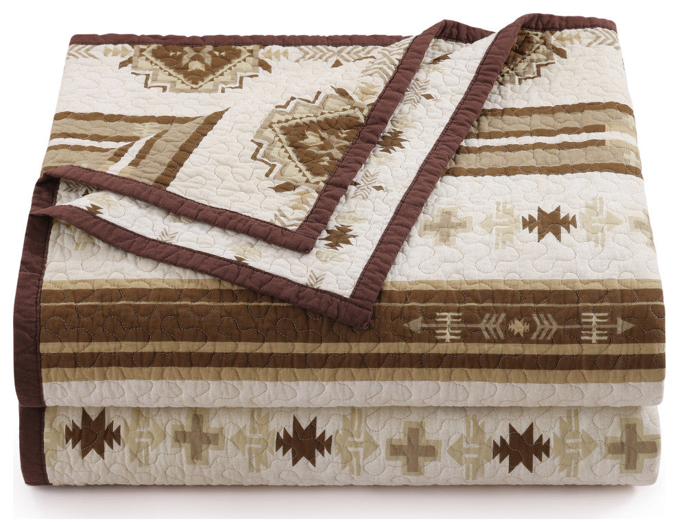 Dakota Reversible Quilt Set, 3 Piece, Full/Queen