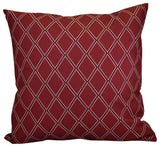Decorative Outdoor Holiday Pillow, Cranberry, 18"x18"