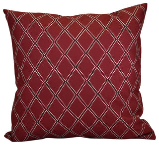 Decorative Outdoor Holiday Pillow, Cranberry, 18"x18"