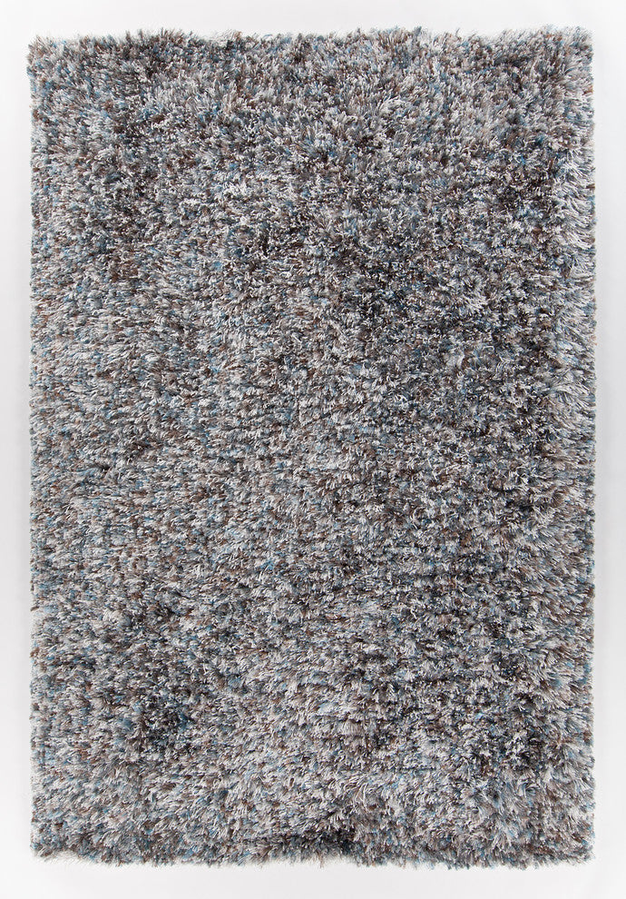 Supros Contemporary Area Rug, Blue and Brown Multi, 7''9"x10''6"