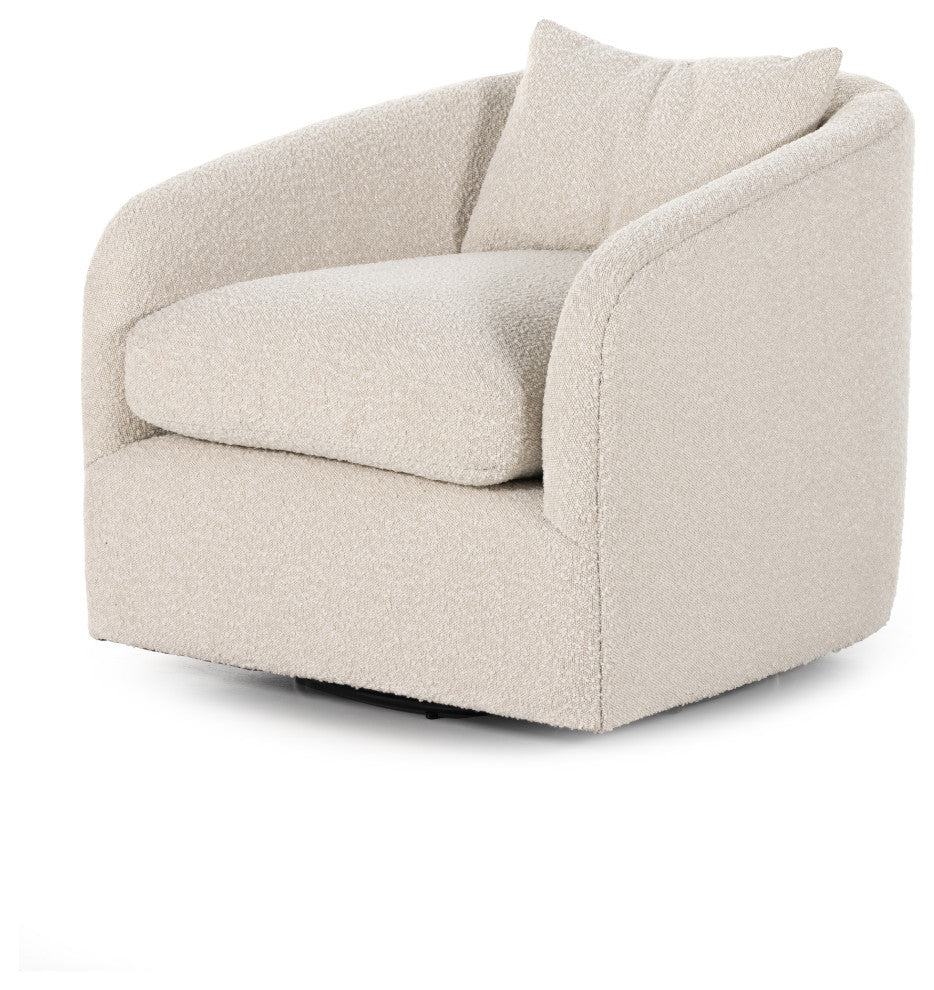 Topanga Swivel Chair-Knoll Natural
