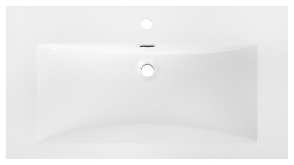35" Solid Surface Resin Streamline K-0818-35 Vanity Top