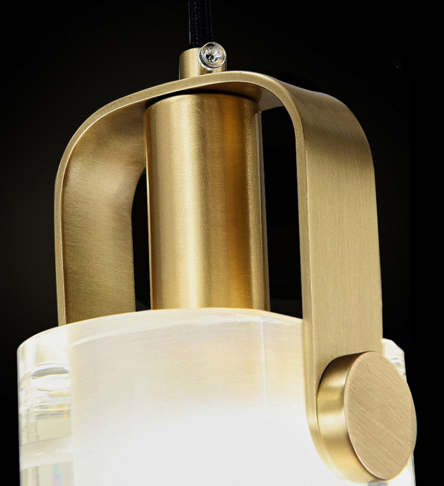 MIRODEMIÂ® Toirano | Postmodern Crystal LED Chandelier For Bedroom, Warm Light