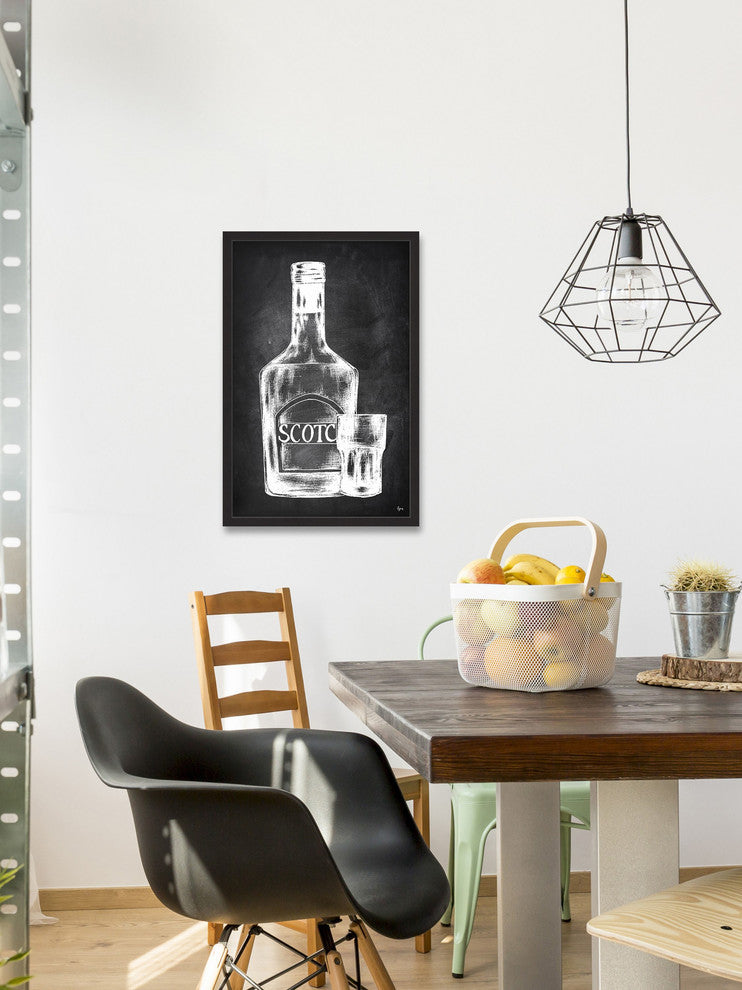 "Scotch It II" Framed Painting Print, 12"x18"