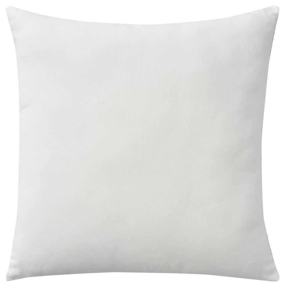 Nourison Home 18" x 18" Mina Victory Cover Sea Set Free White Pillow Covers