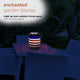 Solar Patriotic Hanging Lantern with Cool White LED Lights