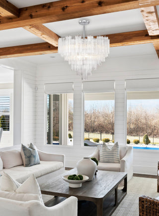 Crystorama Lighting Group ADD-312-CL Addis 12 Light 27"W - Polished Chrome