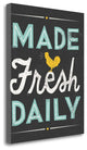 "Retro Diner Made Fresh Daily" By Michael Mullan, Giclee on Gallery Wrap Canvas