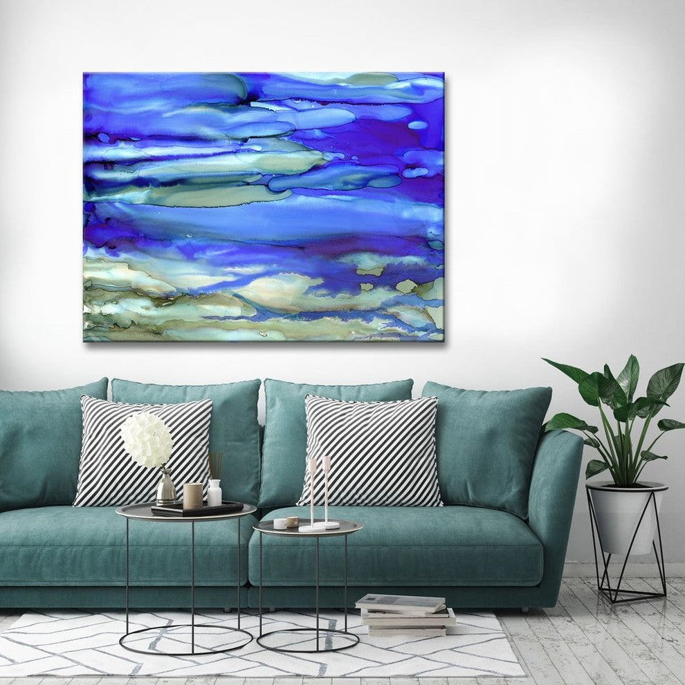 Ready2HangArt 'Ocean Blue' Canvas Wall Decor, 30"x40"