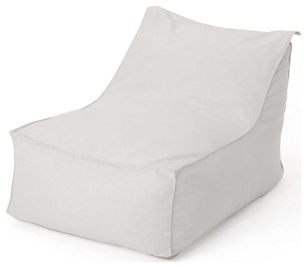3 Ft Water Resistant Fabric Bean Bag Chair, Khaki