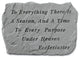 "To Everything There is a Season" Garden Stone