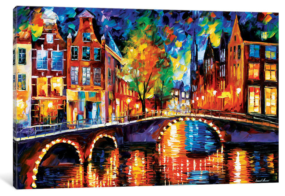 The Bridges Of Amsterdam by Leonid Afremov