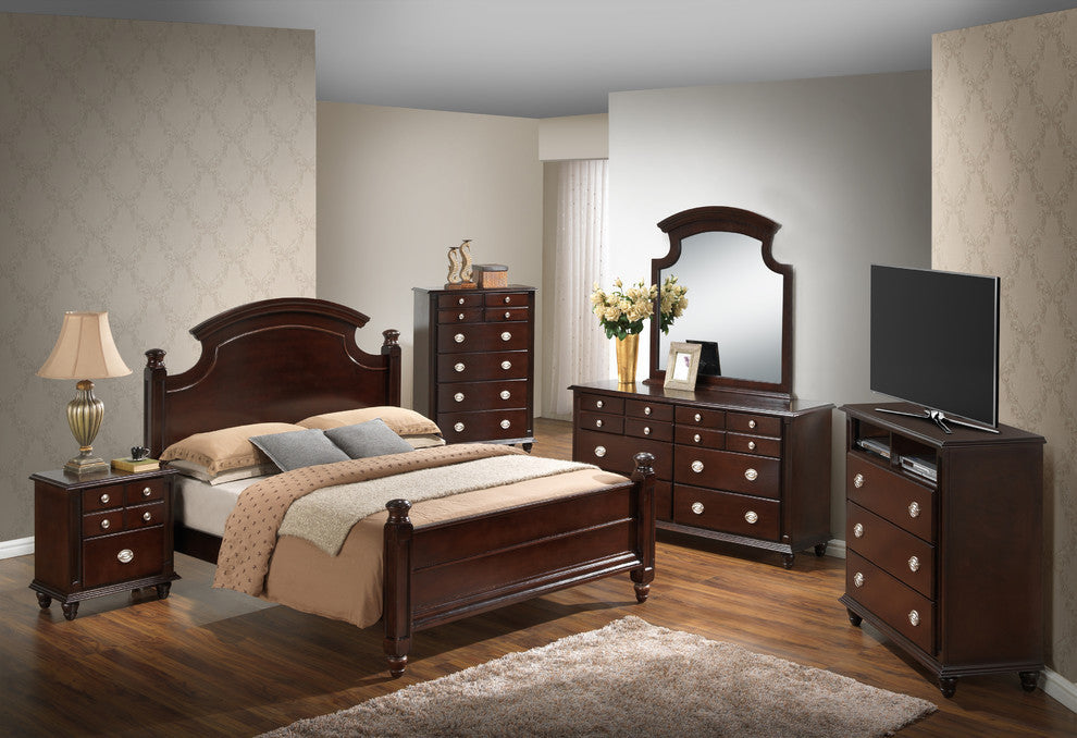 Irvine Bed, Cappuccino, King