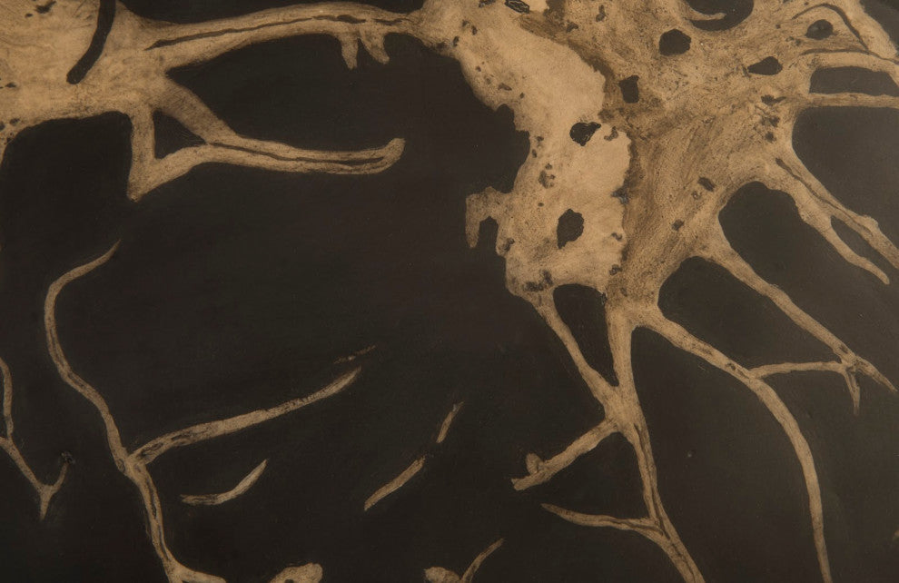 Cast Petrified Wood Wall Tile, Resin