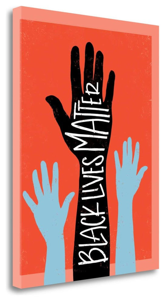 "Black Lives Matter - Hands" By Emily Rasmussen, Giclee on Gallery Wrap Canvas