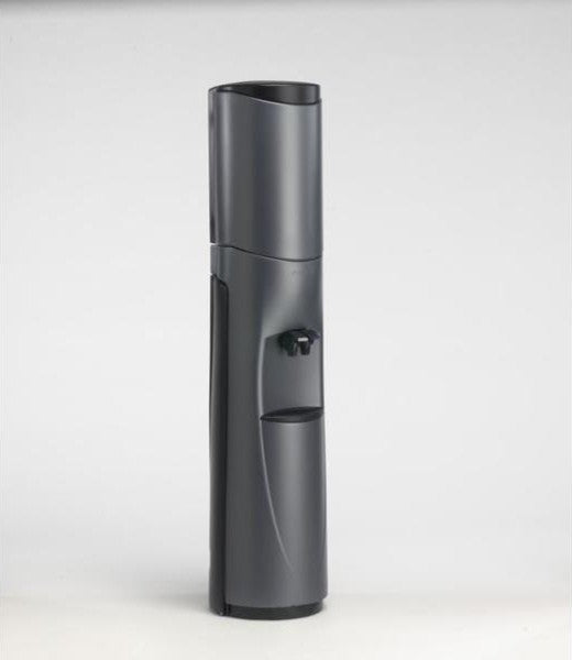 Pacifik High-Tech Water Cooler, Charcoal With Black Trim, Hot and Cold Water