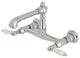 Kingston Brass Wall Mount Bathroom Faucet, Polished Chrome
