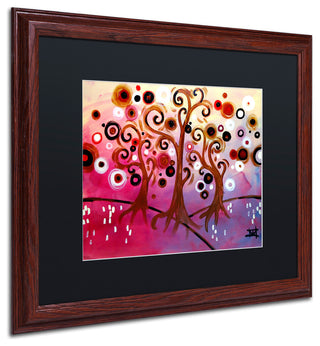 Natasha Wescoat 'Infinite Treasures' Art, Wood Frame, Black Mat, 20x16
