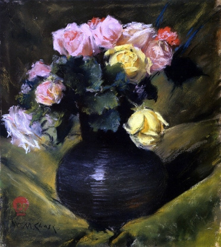 William Merritt Chase Flowers Wall Decal Print