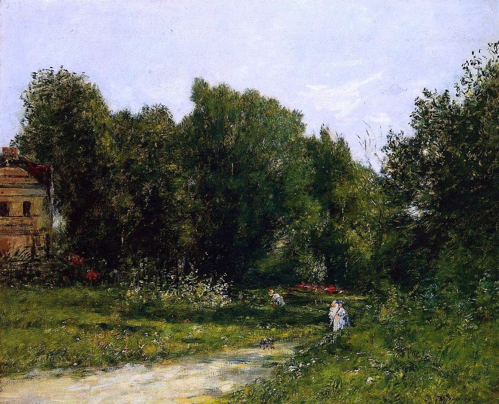 Eugene-Louis Boudin Le Parc Cordieres a Trouville Wall Decal Print