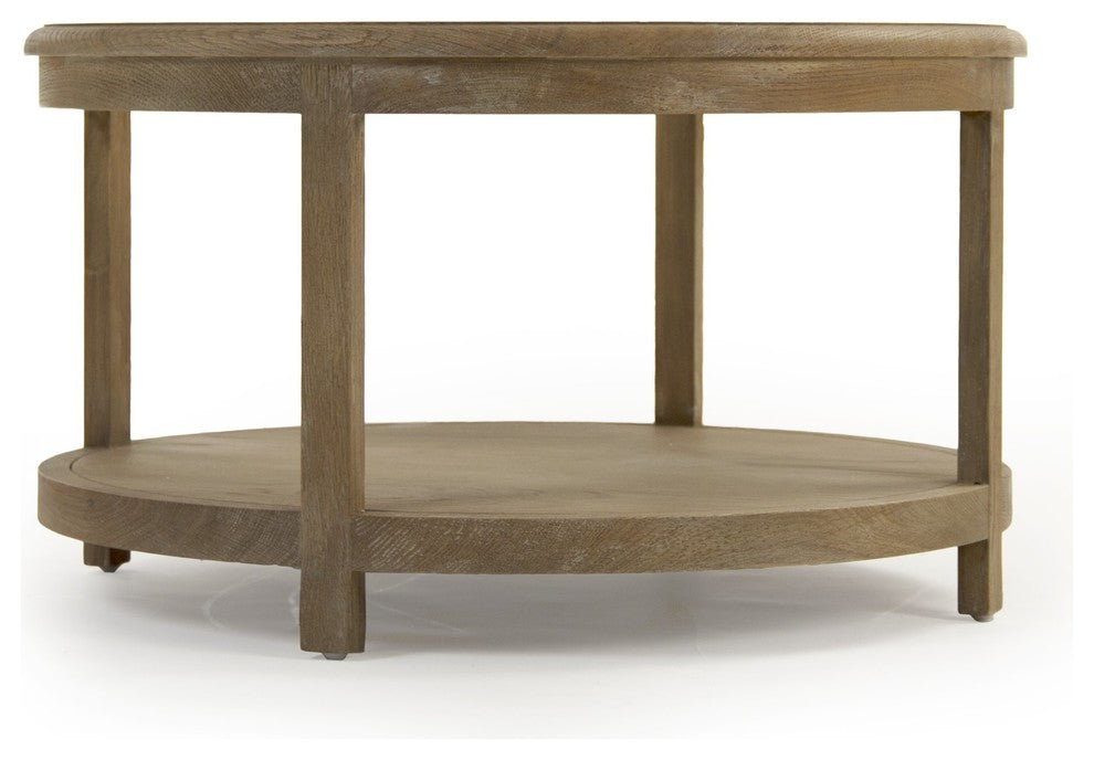 Odo Coffee Table, Brown and Clear