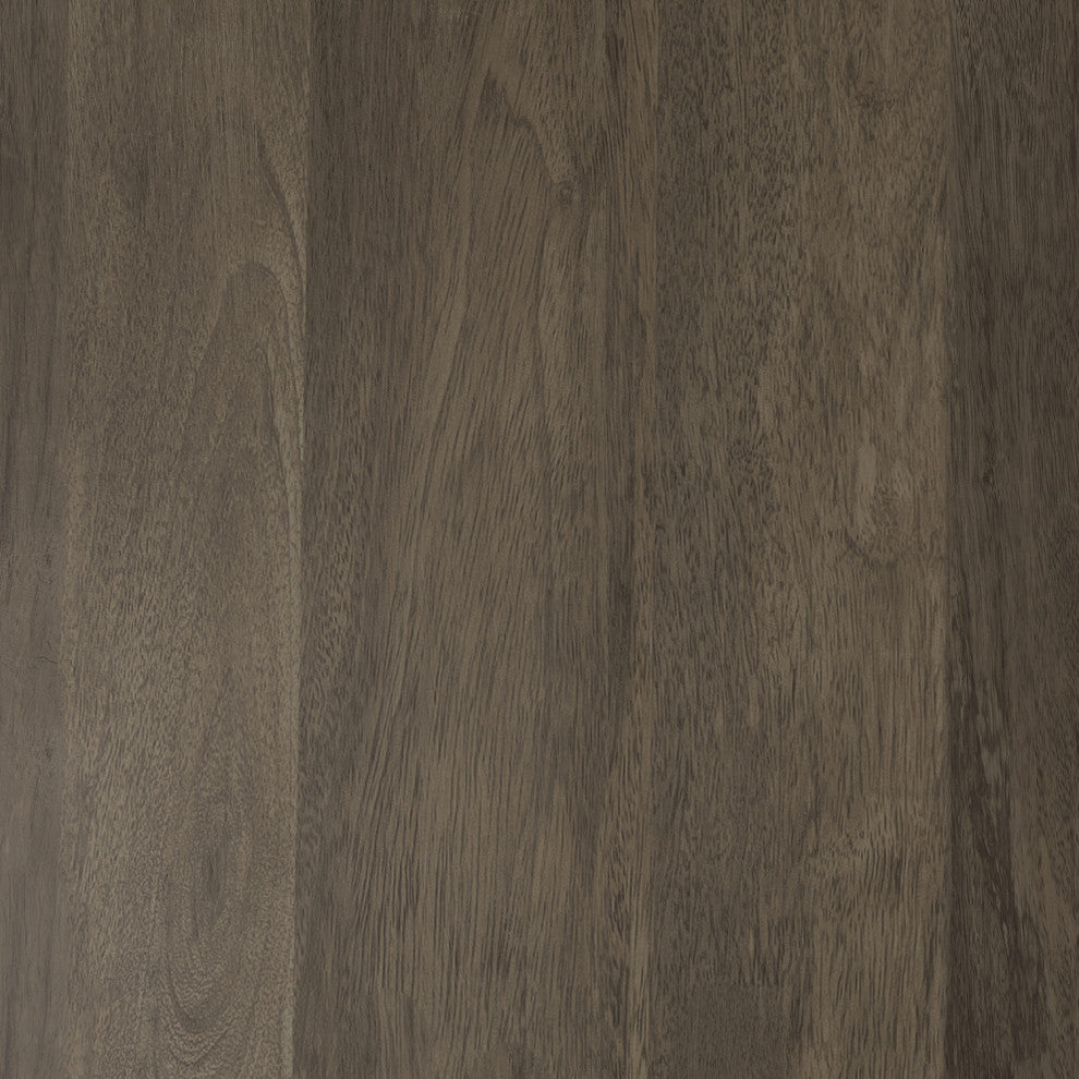 Terry Solid Mango Wood Side Table, Natural, Ash Grey