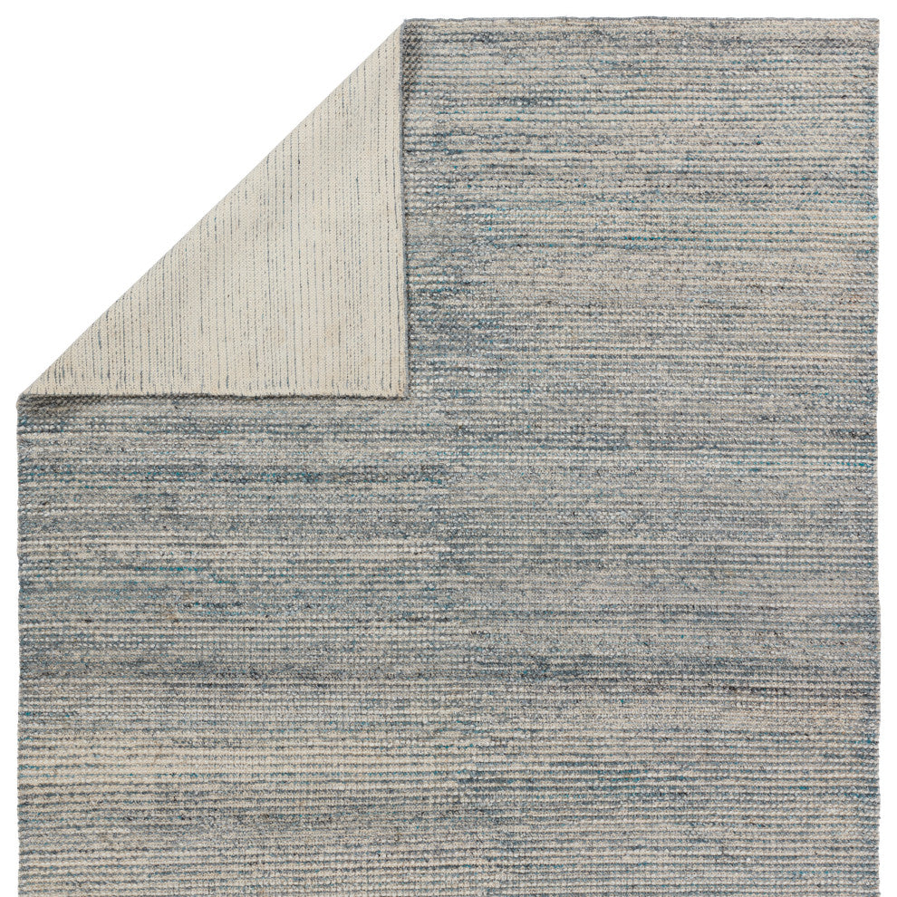 Jaipur Living Crispin Indoor/ Outdoor Solid Area Rug, Blue/White, 9'x12'