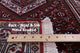 2' 9" X 10' 1" Runner Fine Persian Bijar Hand-Knotted Wool and Silk Rug Q6721