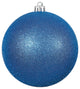 Vickerman N592502Dg 10" Blue Glitter Ball Ornament