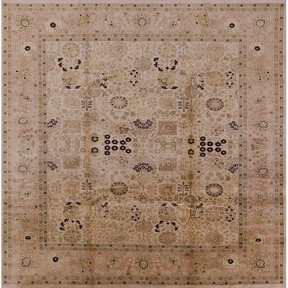 Ahgly Company Indoor Square Mid-Century Modern Area Rugs, 7' Square
