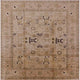 Ahgly Company Indoor Square Mid-Century Modern Area Rugs, 7' Square