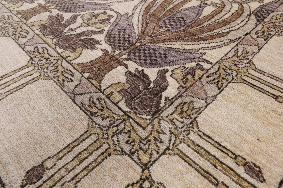 William Morris Hand-Knotted Rug 6' 2" X 9' 5" Q6650