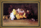 Guy Orlando Rose Chrysanthemums  Framed Premium Canvas Print, 18"x27"