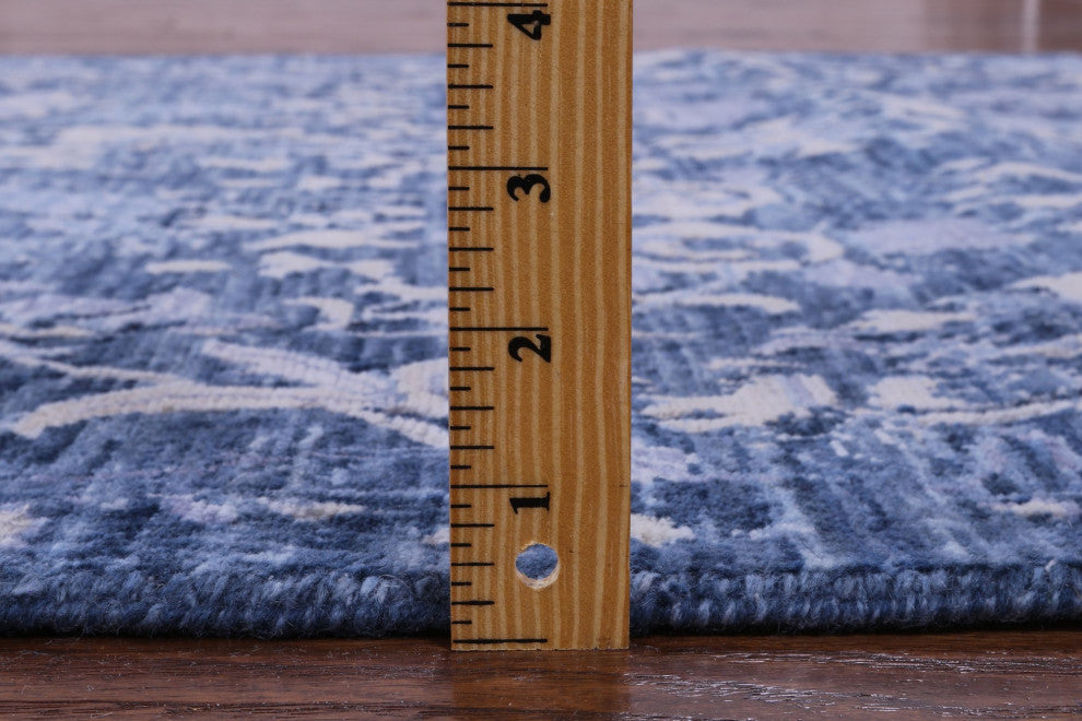 Runner Modern Handmade Wool Rug 4' 1" X 11' 10" Q11899