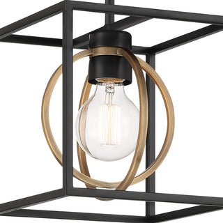 Designers Fountain D276M-8P Kew Gardens 9"W Mini Pendant - Matte Black