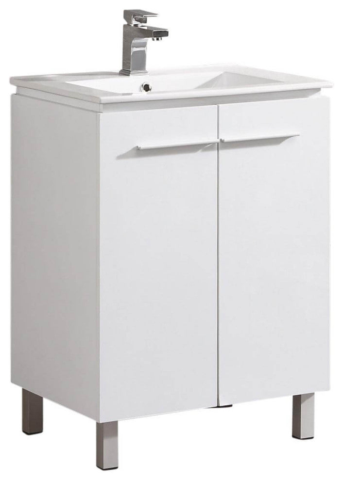 Greenpoint Vanity, 24", White