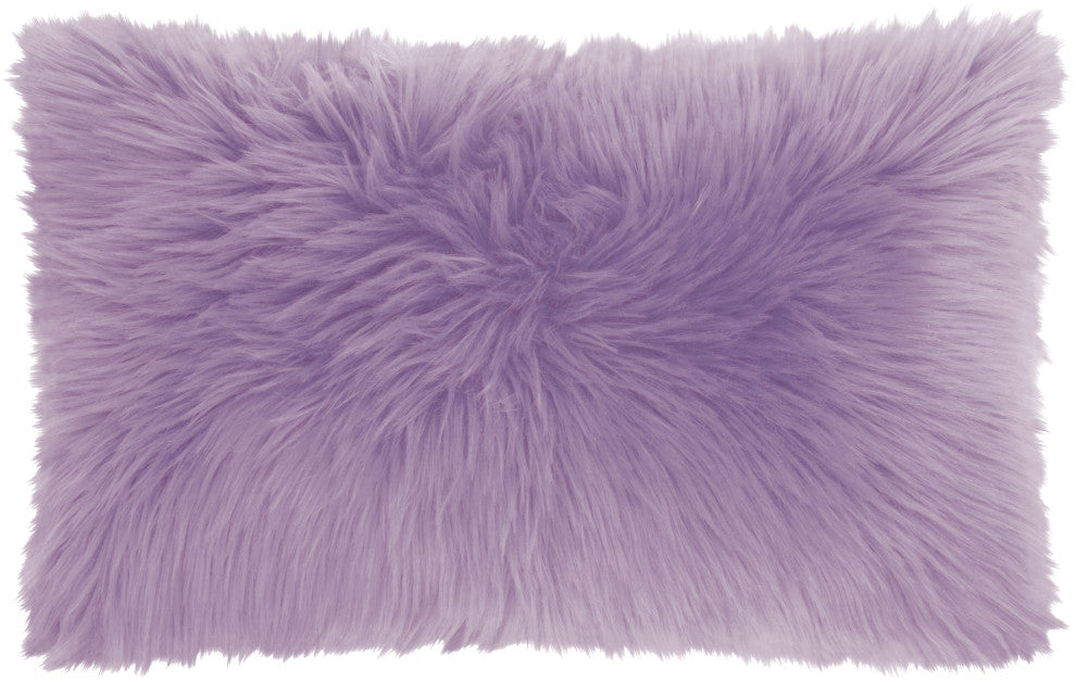 Mina Victory FL101 Throw Pillow, Lavender, 14" x 24"