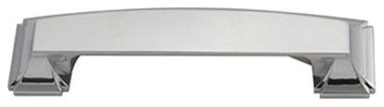 3 In. and 96mm Bridges Chrome Cabinet Cup Pull, BPP3234-CH