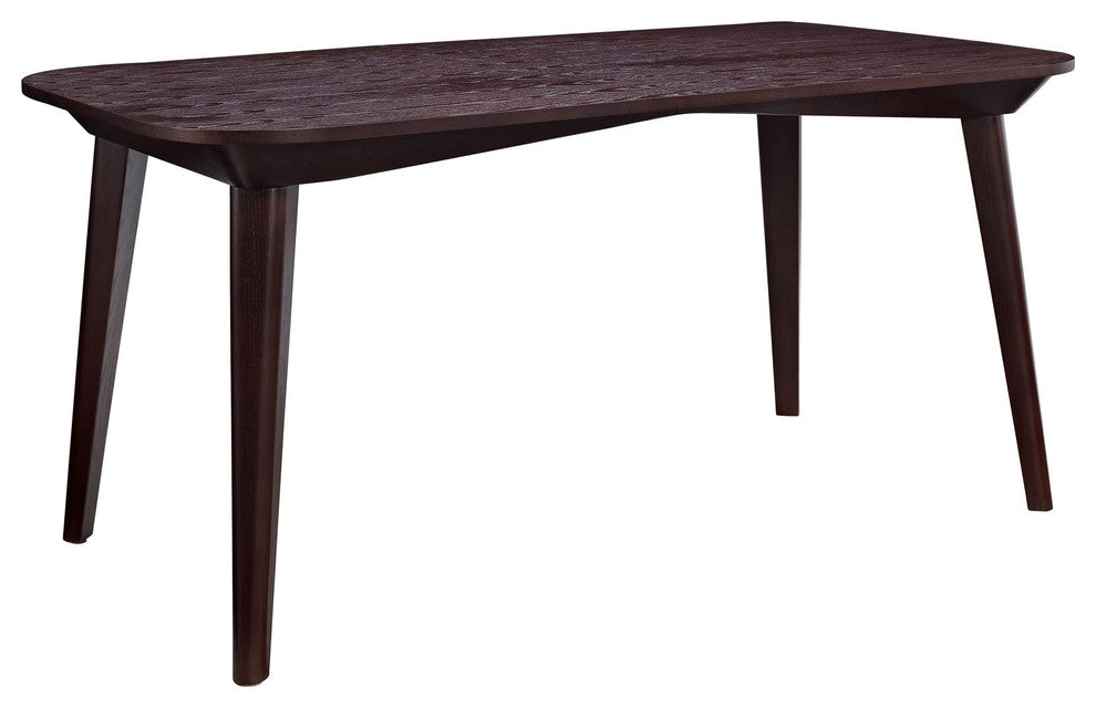 Modern Walnut Enterprise Rectangle Dining Table