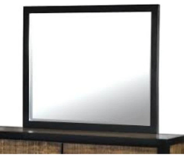 Hamberg Transitional Style Mirror, Black