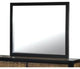 Hamberg Transitional Style Mirror, Black